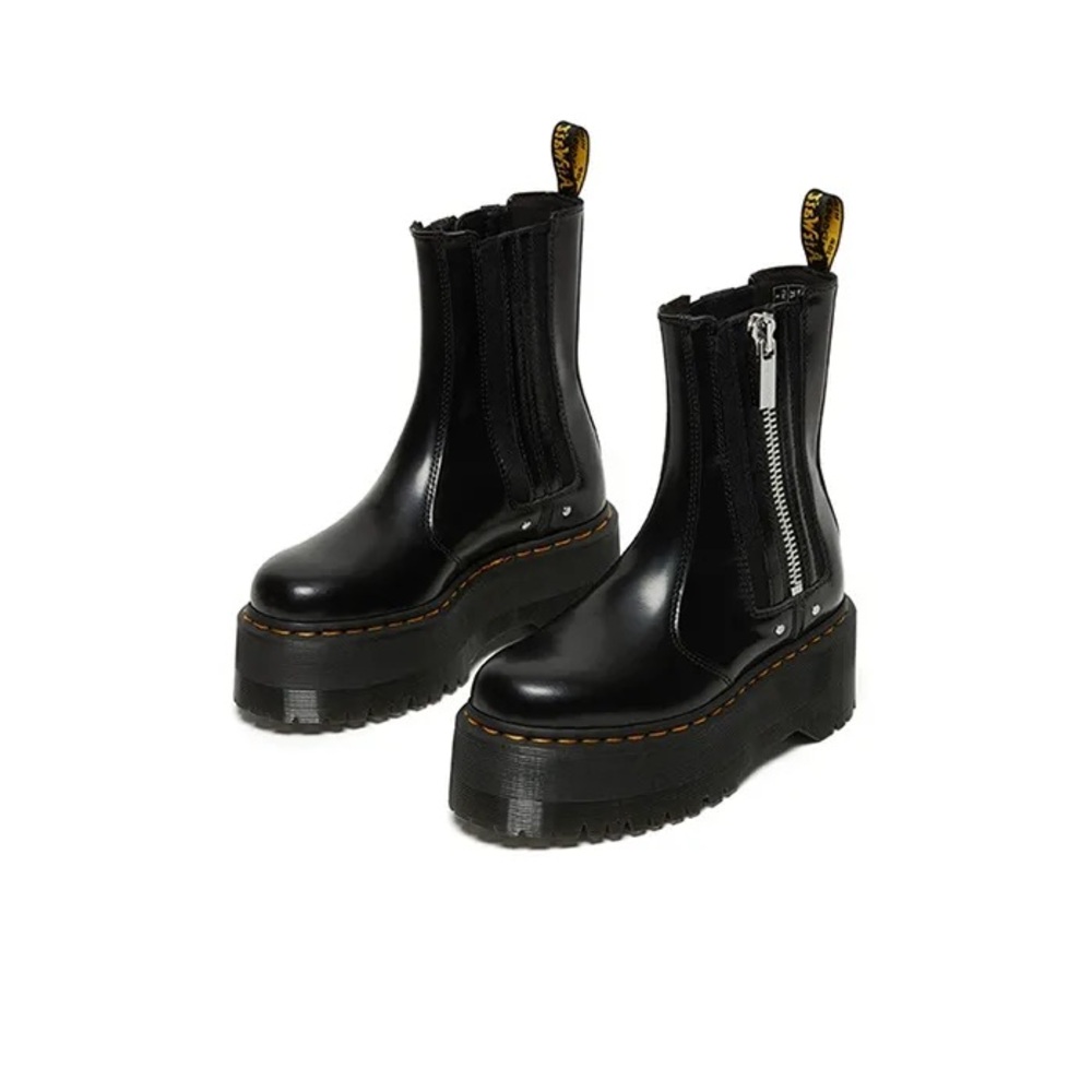 Dr.Martens 2976 Chelsea Boot Women's Carbon Black Size 10